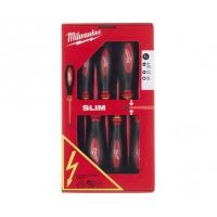 Набор отверток изолированных тонких VDE (SL0.5, SL0.8, SL1.0,PH1, PH2, PZ1, PZ2) (7 шт) (Арт. 4932471453)
