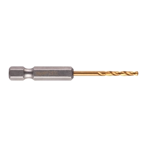 Сверло по металлу с хвостовиком 1/4'' Hex Milwaukee RED HEX HSS-TiN 2.5 X 62 мм (2 шт)  (Арт. 48894704)