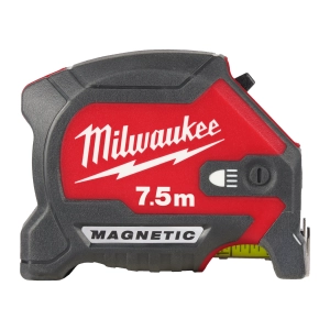 Рулетка магнитная Milwaukee Magnetic LED с подсветкой 7.5м / ширина 30 (Арт. 4932492469)