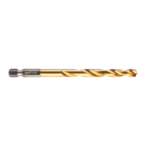 Сверло по металлу с хвостовиком 1/4'' Hex Milwaukee RED HEX HSS-TiN 6.5 X 107 мм (1 шт)  (Арт. 48894715)