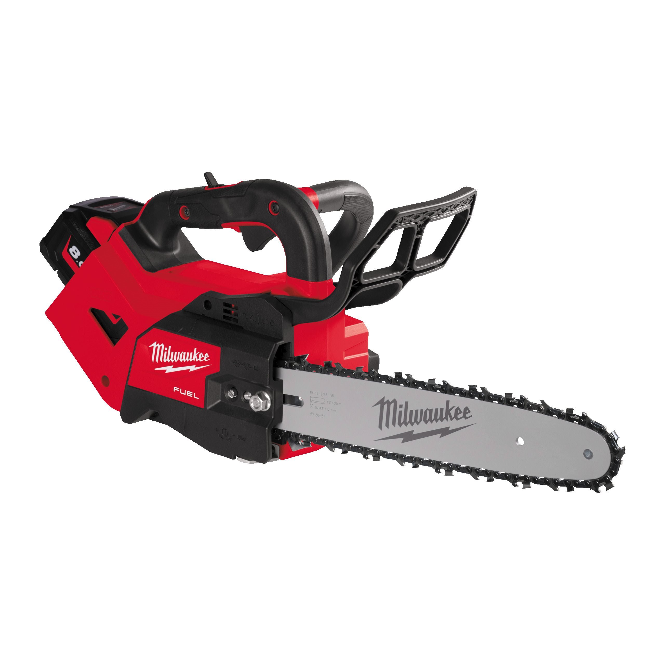 Аккумуляторная цепная пила с верхней рукояткой Milwaukee M18 FTHCHS30-802 FUEL (Арт. 4933479587)