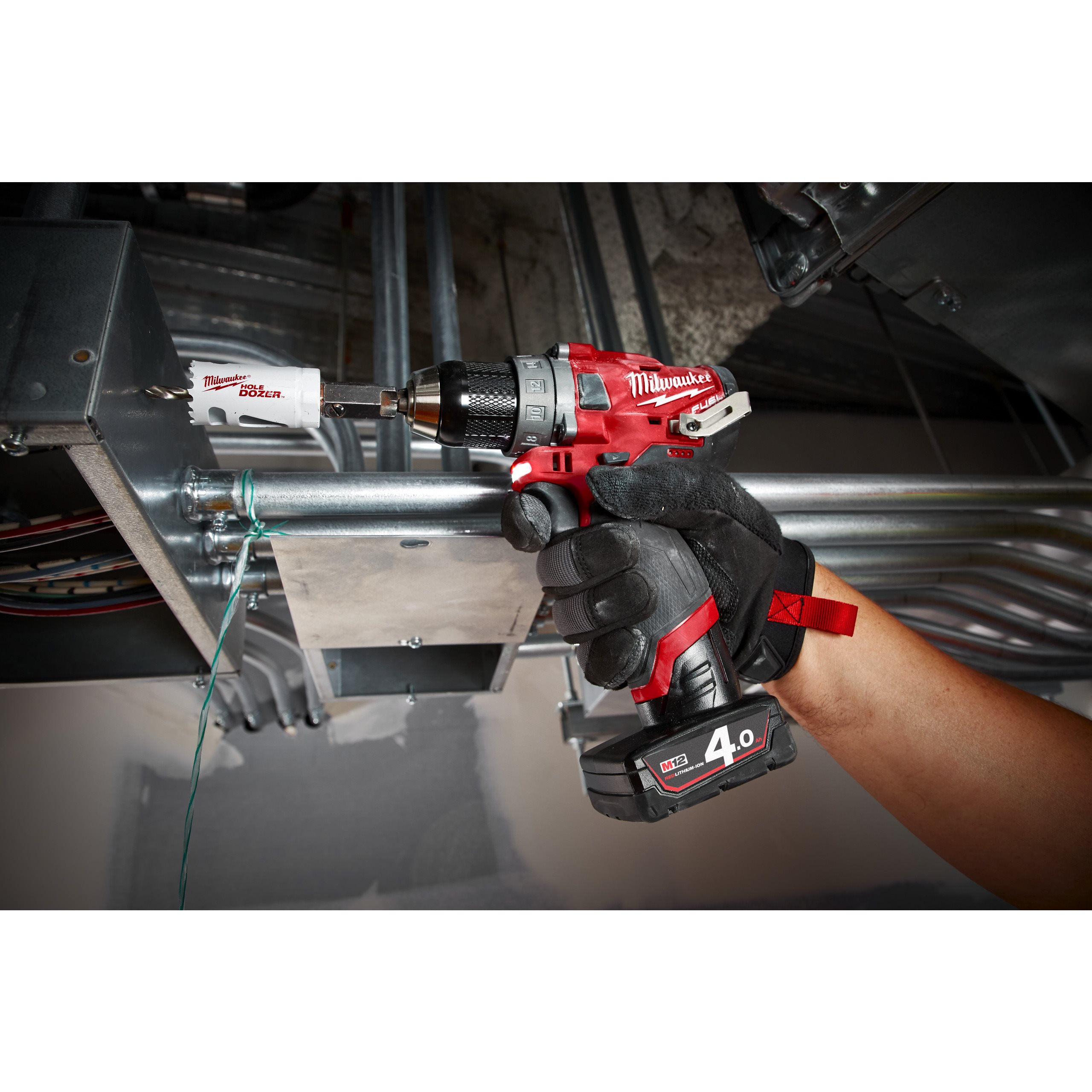 Аккумуляторная безударная дрель-шуруповерт Milwaukee M12 FDD-402X FUEL  (Арт. 4933459818)