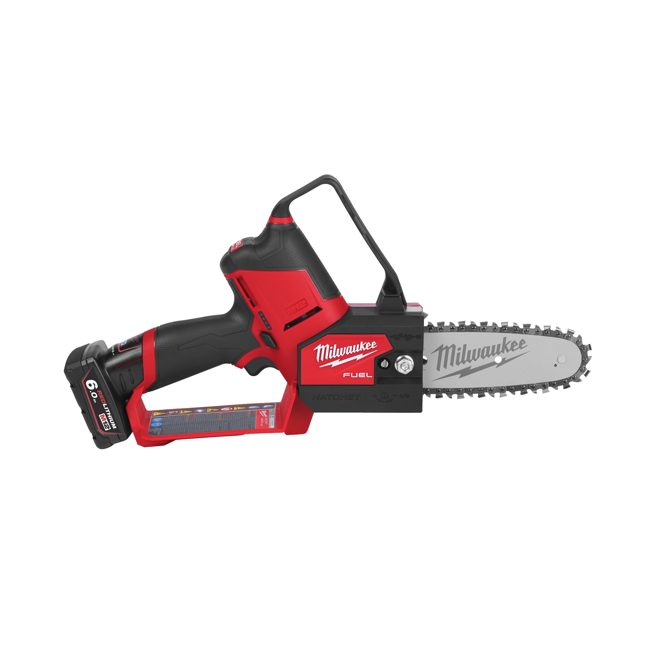 Аккумуляторная цепная садовая пила Milwaukee M12 FHS-602X FUEL  (Арт. 4933472212)