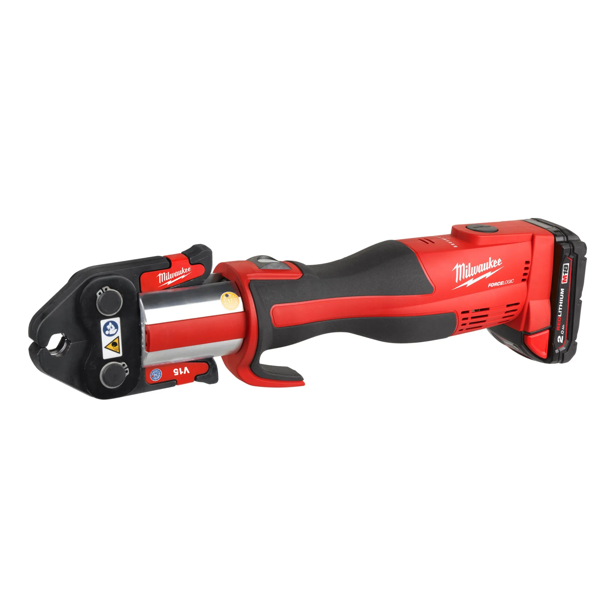 Аккумуляторный компактный бесщеточный инструмент для обжима труб Milwaukee M18 BLHPT-202C FORCE LOGIC  (Арт. 4933451132)