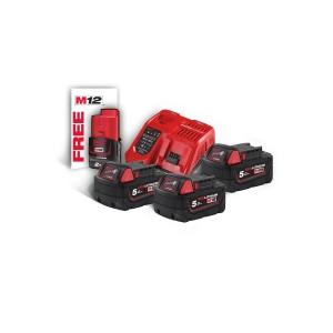 Энергокомплект Milwaukee M18 NRG-503  (Арт. 4933451423)