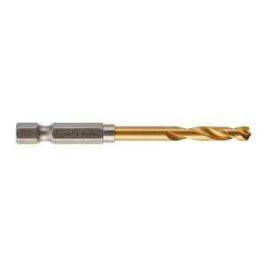 Сверло по металлу с хвостовиком 1/4'' Hex Milwaukee RED HEX HSS-TiN 4.8 X 78 мм (1 шт)  (Арт. 48894711)