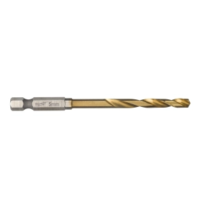 Сверло по металлу с хвостовиком 1/4'' Hex Milwaukee RED HEX HSS-TiN 5 X 80 мм (1 шт)  (Арт. 48894712)