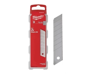 Лезвия для выдвижных ножей Milwaukee 25 мм (10 шт) (замена для 48229125) (Арт. 4932480108)