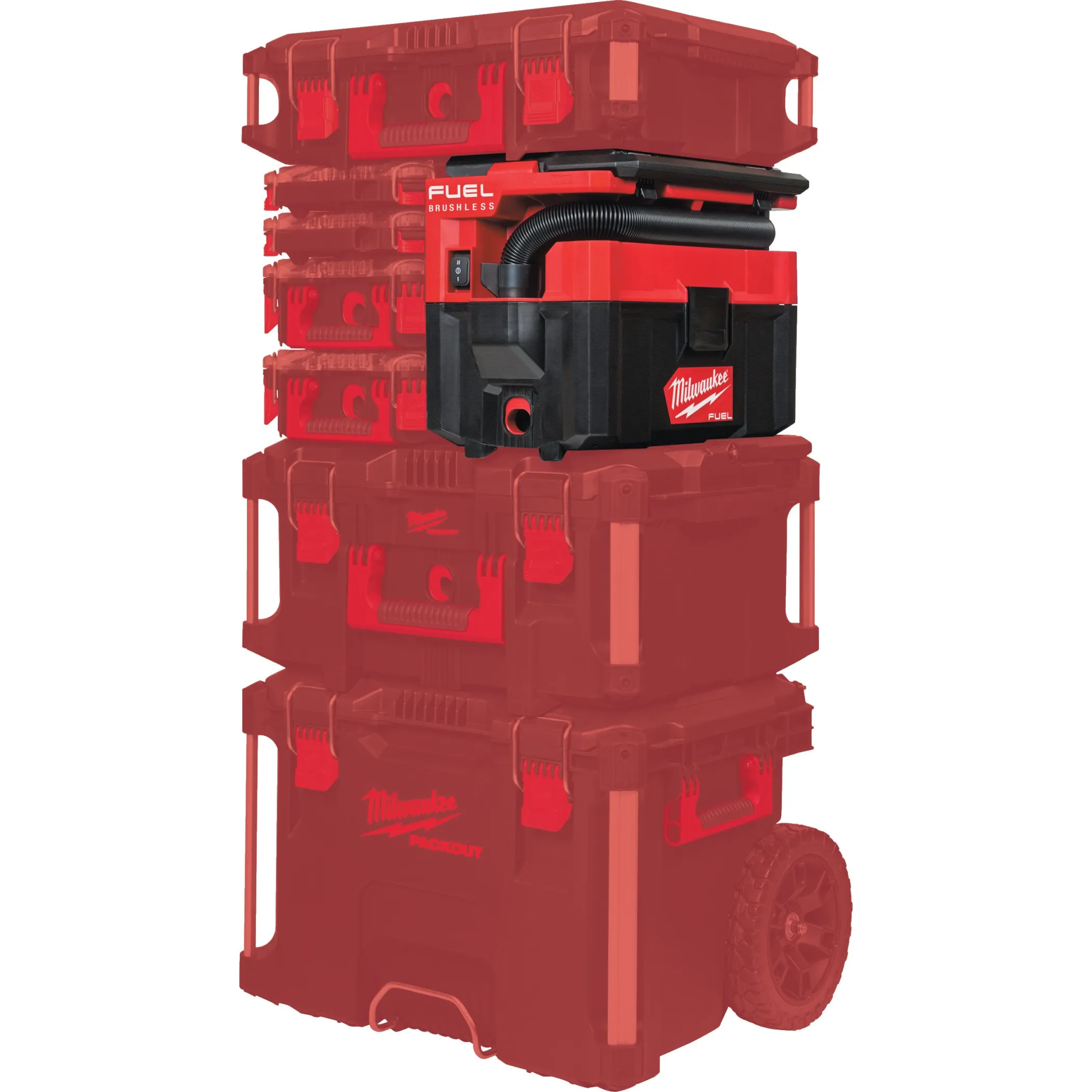 Аккумуляторный пылесос для воды и сухого мусора Milwaukee M18 FPOVCL-0 FUEL PACKOUT  (Арт. 4933478187)