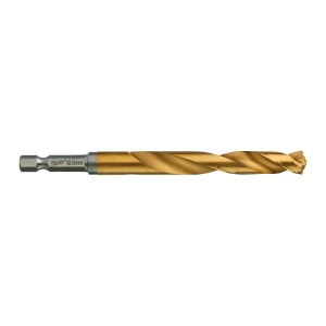 Сверло по металлу с хвостовиком 1/4'' Hex Milwaukee RED HEX HSS-TiN 10 X 120 мм (5 шт)  (Арт. 4932478184)