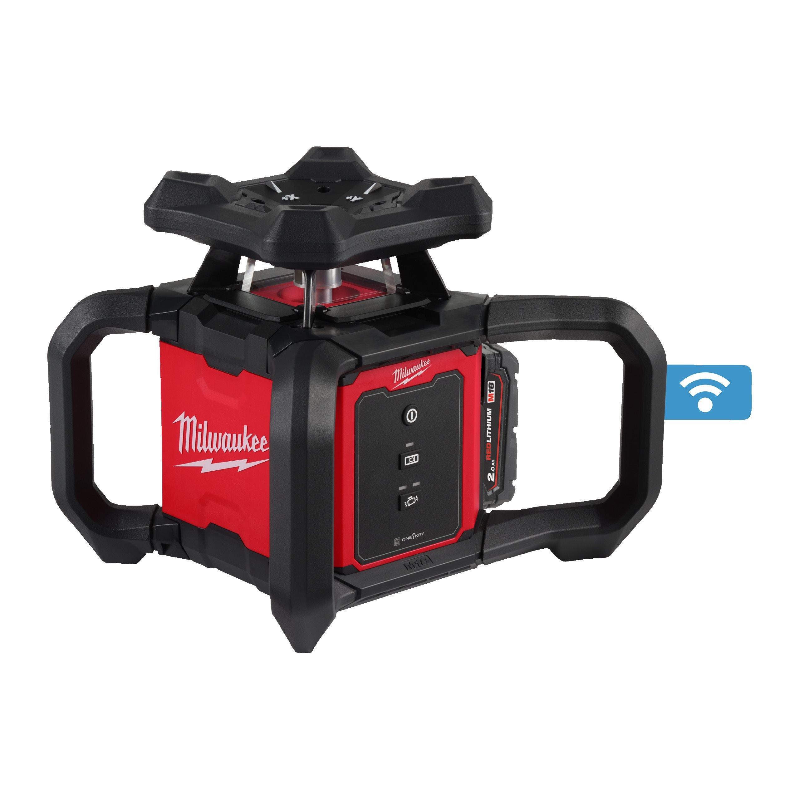 Аккумуляторный ротационный лазерный нивелир с красным лучом Milwaukee M18 RLOH600-201C (Арт. 4933493191)