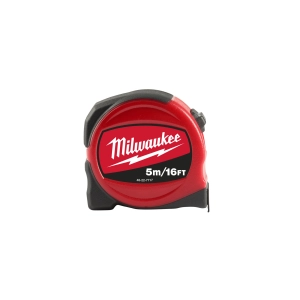 Рулетка Milwaukee Compact Slim 5м-16фт / ширина 25 мм  (Арт. 48227717)