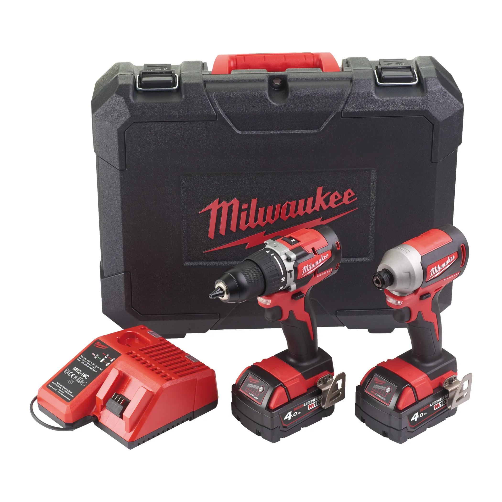 Набор инструментов Milwaukee M18 CBLPP2A-402C  (Арт. 4933464536)