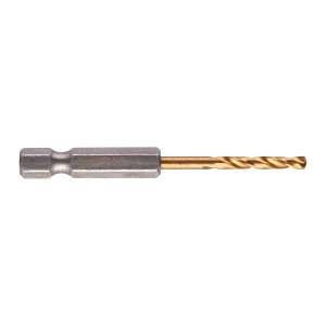 Сверло по металлу с хвостовиком 1/4'' Hex Milwaukee RED HEX HSS-TiN 3 X 65 мм (2 шт)  (Арт. 48894763)