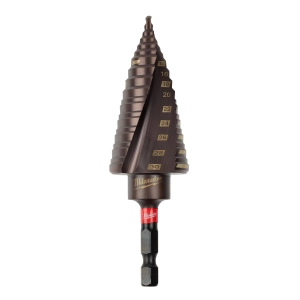 Сверло ступенчатое с хвостовиком 1/4'' Hex Milwaukee SHOCKWAVE IMPACT DUTY 4-30 мм / шаг 2 мм / количество шагов 12  (Арт. 48899265)