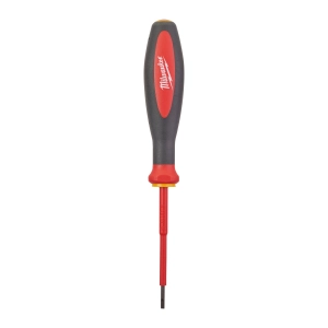 Отвертка диэлектрическая (изолированная) Milwaukee VDE SL 0.4x2.5x75  (Арт. 4932464034)