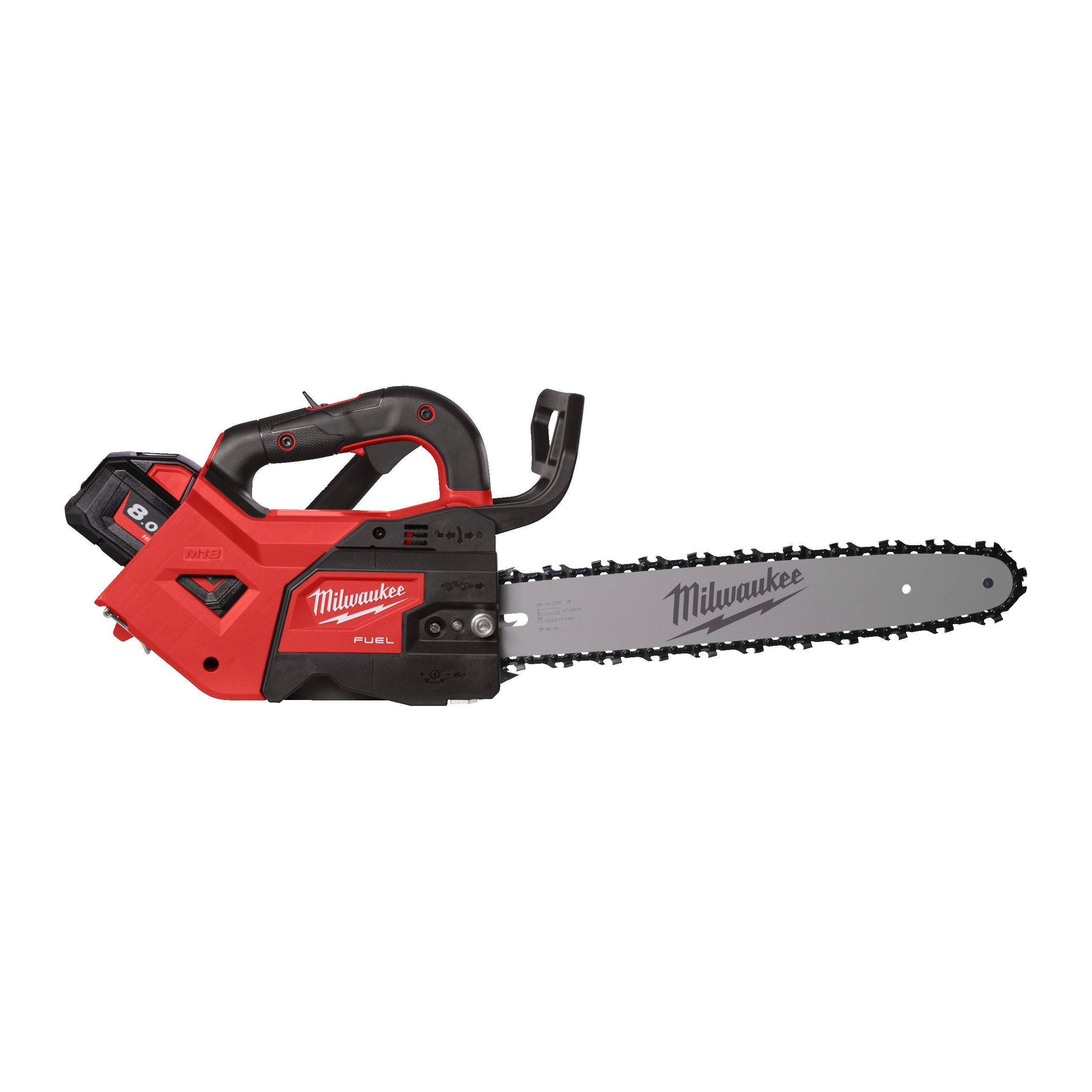 Аккумуляторная цепная пила с верхней рукояткой Milwaukee M18 FTHCHS35-802 FUEL (Арт. 4933479589)