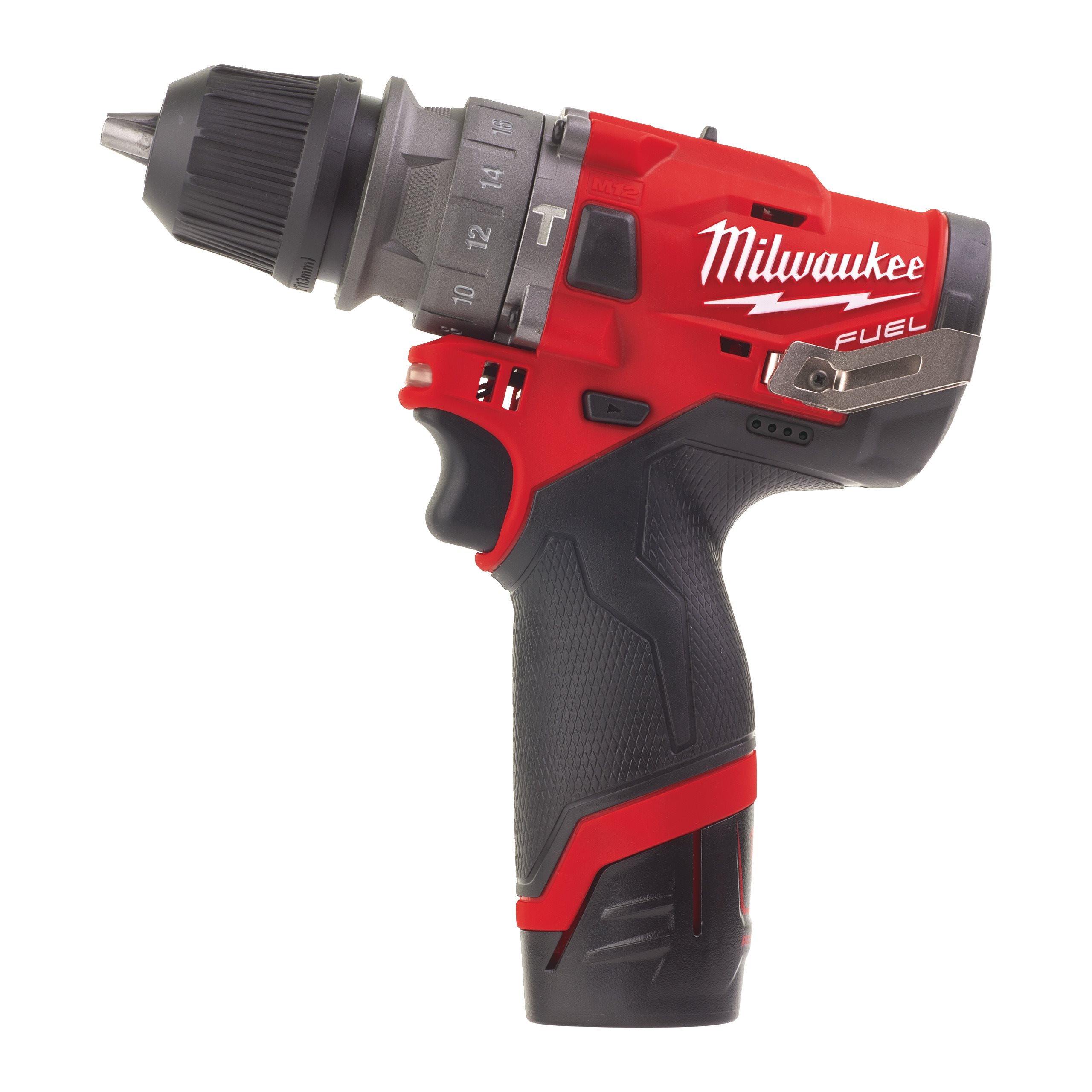 Аккумуляторная ударная дрель-шуруповерт со сменным патроном Milwaukee M12 FPDX-202X FUEL  (Арт. 4933464136)