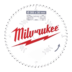 Пильный диск Milwaukee для торцовочной пилы по дереву 305x30x3,0 60 зубов  (замена для 4932352141) (Арт. 4932471321)