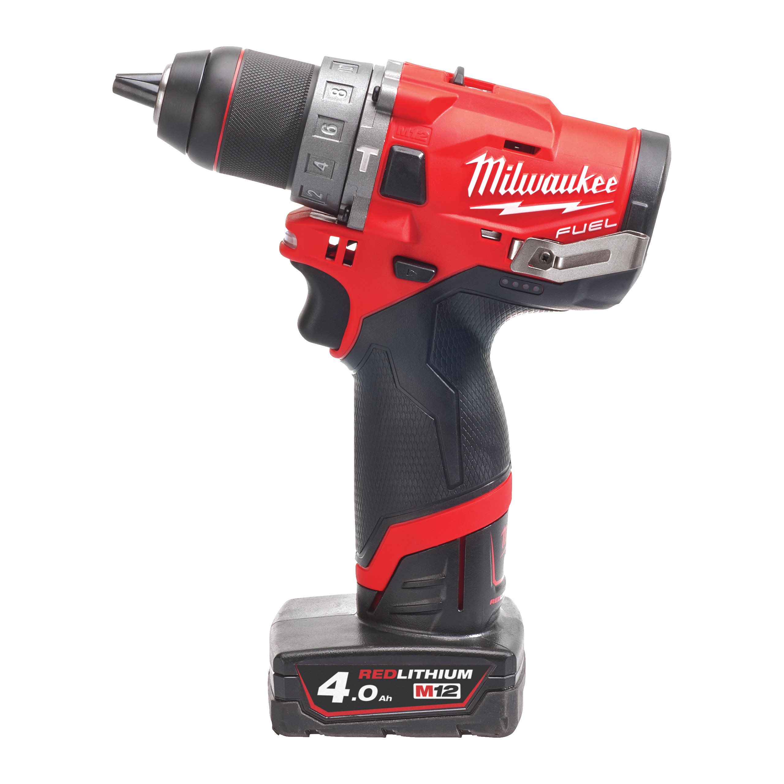 Аккумуляторная ударная дрель-шуруповерт Milwaukee M12 FPD-402X FUEL  (Арт. 4933459804)