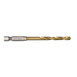 Сверло по металлу с хвостовиком 1/4'' Hex Milwaukee RED HEX HSS-TiN 5 X 80 мм (10 шт)  (Арт. 4932478180)