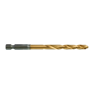 Сверло по металлу с хвостовиком 1/4'' Hex Milwaukee RED HEX HSS-TiN 6 X 105 мм (1 шт)  (Арт. 48894714)