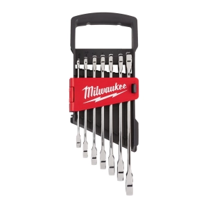 Набор гаечных метрических ключей с трещоткой в накидной части Milwaukee MAX BIT (7 шт.)  (Арт. 4932464993)