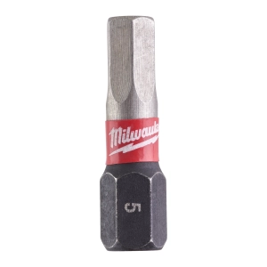 Биты для шуруповерта Milwaukee Shockwave IMPACT DUTY™ Hex 5 X 25 мм (2 шт)  (замена для 4932352447) (Арт. 4932430896)