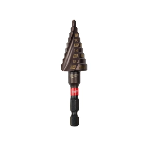 Сверло ступенчатое с хвостовиком 1/4'' Hex Milwaukee SHOCKWAVE IMPACT DUTY 4-20 мм / шаг 2 мм / количество шагов 9  (Арт. 48899263)