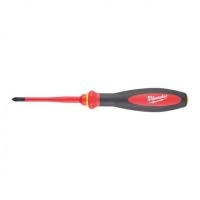 Отвертка диэлектрическая (изолированная) тонкая Milwaukee VDE PH1x80 (Арт. 4932471448)