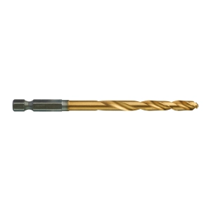 Сверло по металлу с хвостовиком 1/4'' Hex Milwaukee RED HEX HSS-TiN 6 X 105 мм (10 шт)  (Арт. 4932478181)