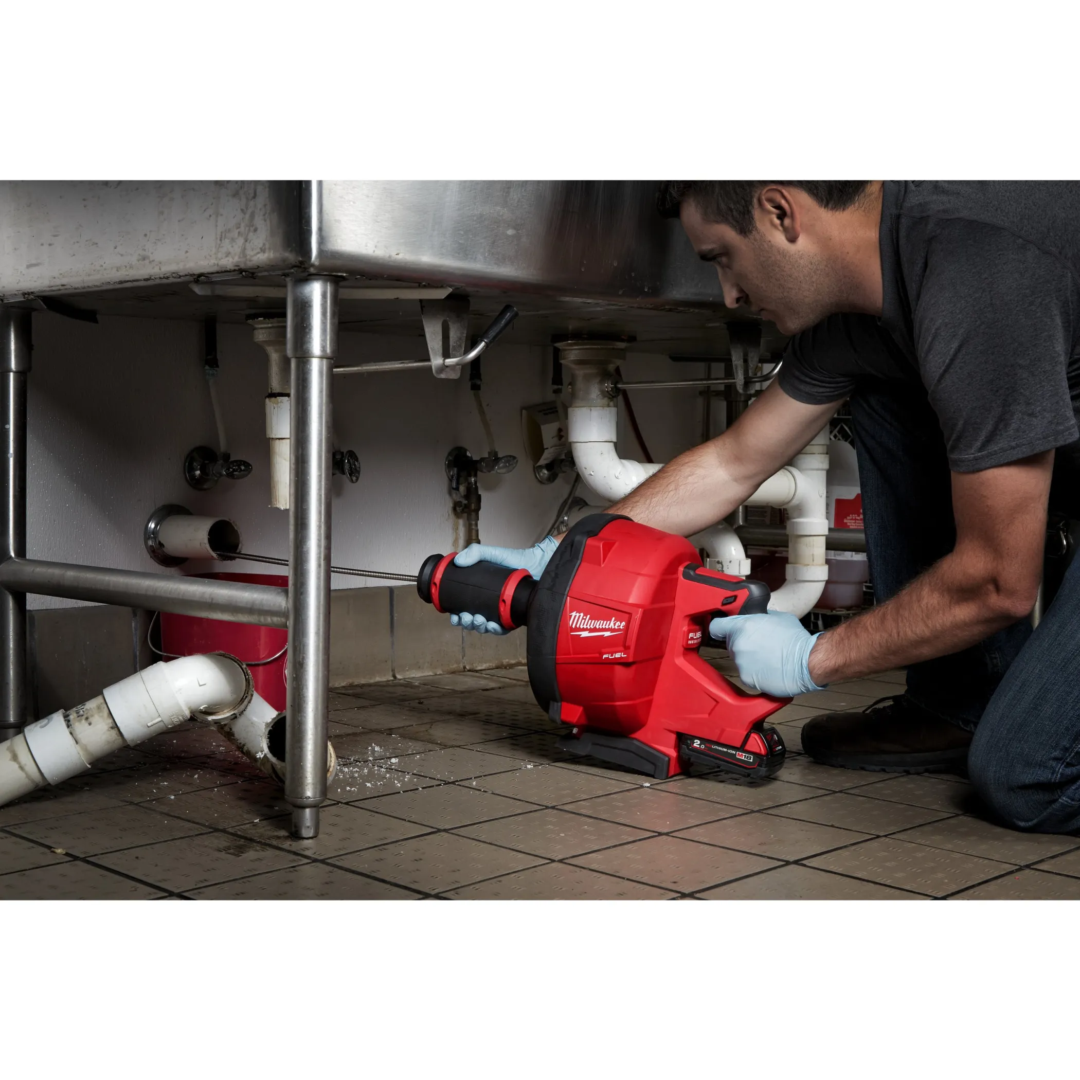 Аккумуляторная прочистная машина Milwaukee M18 FDCPF10-201C FUEL  (Арт. 4933459685)
