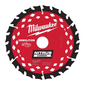 Пильный диск Milwaukee NITRUS для циркулярной пилы по дереву с гвоздями 190x30x1,8 24 зуба (Арт. 4932499376)