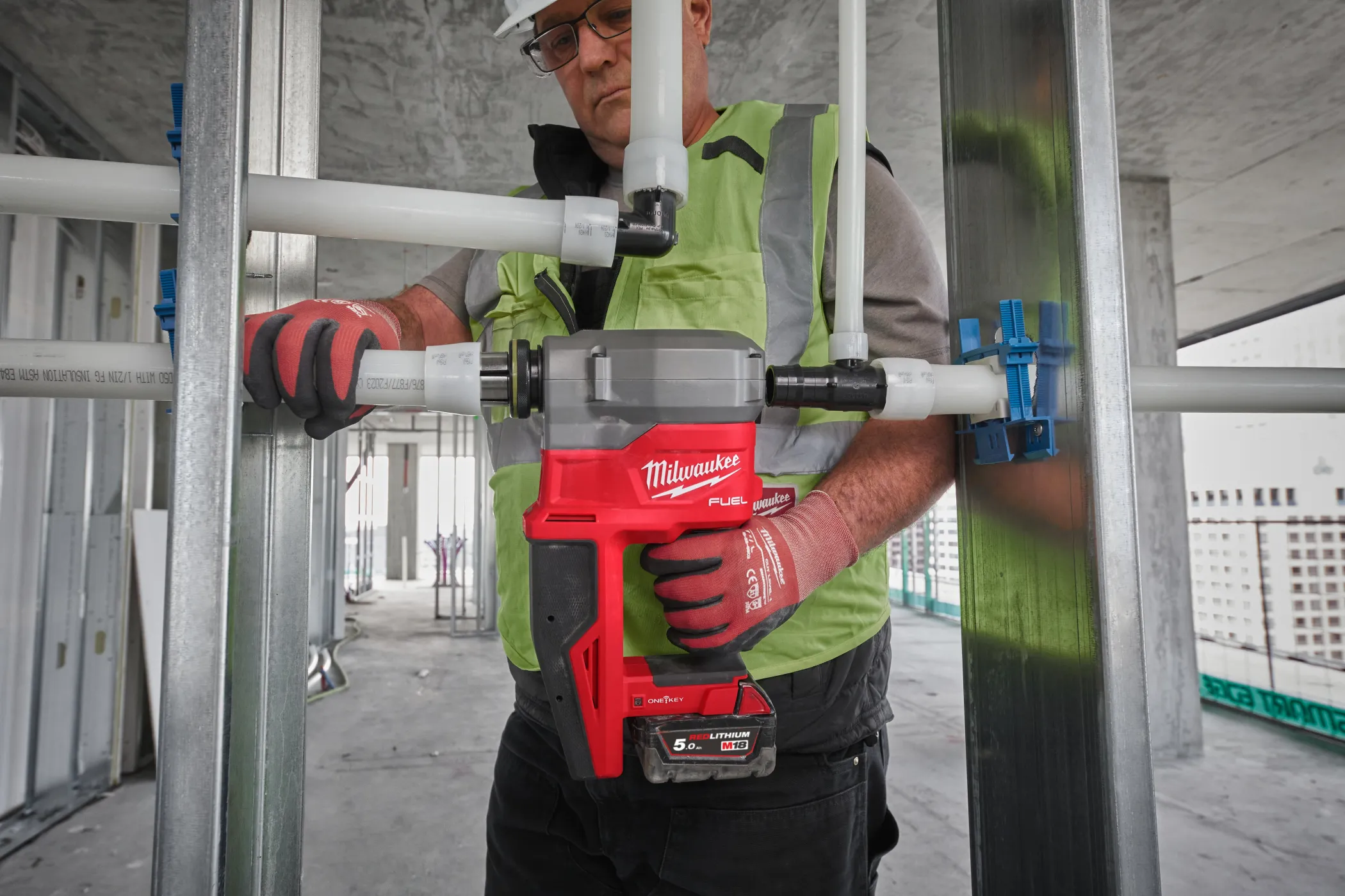 Аккумуляторный расширитель для труб Milwaukee M18 FPXP-H10502C FUEL ONE-KEY (Арт. 4933479437)