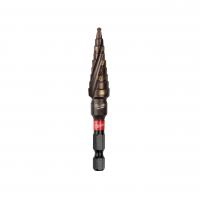Сверло ступенчатое с хвостовиком 1/4'' Hex Milwaukee SHOCKWAVE IMPACT DUTY 4-12 мм / шаг 1 мм / количество шагов 9  (Арт. 48899261)