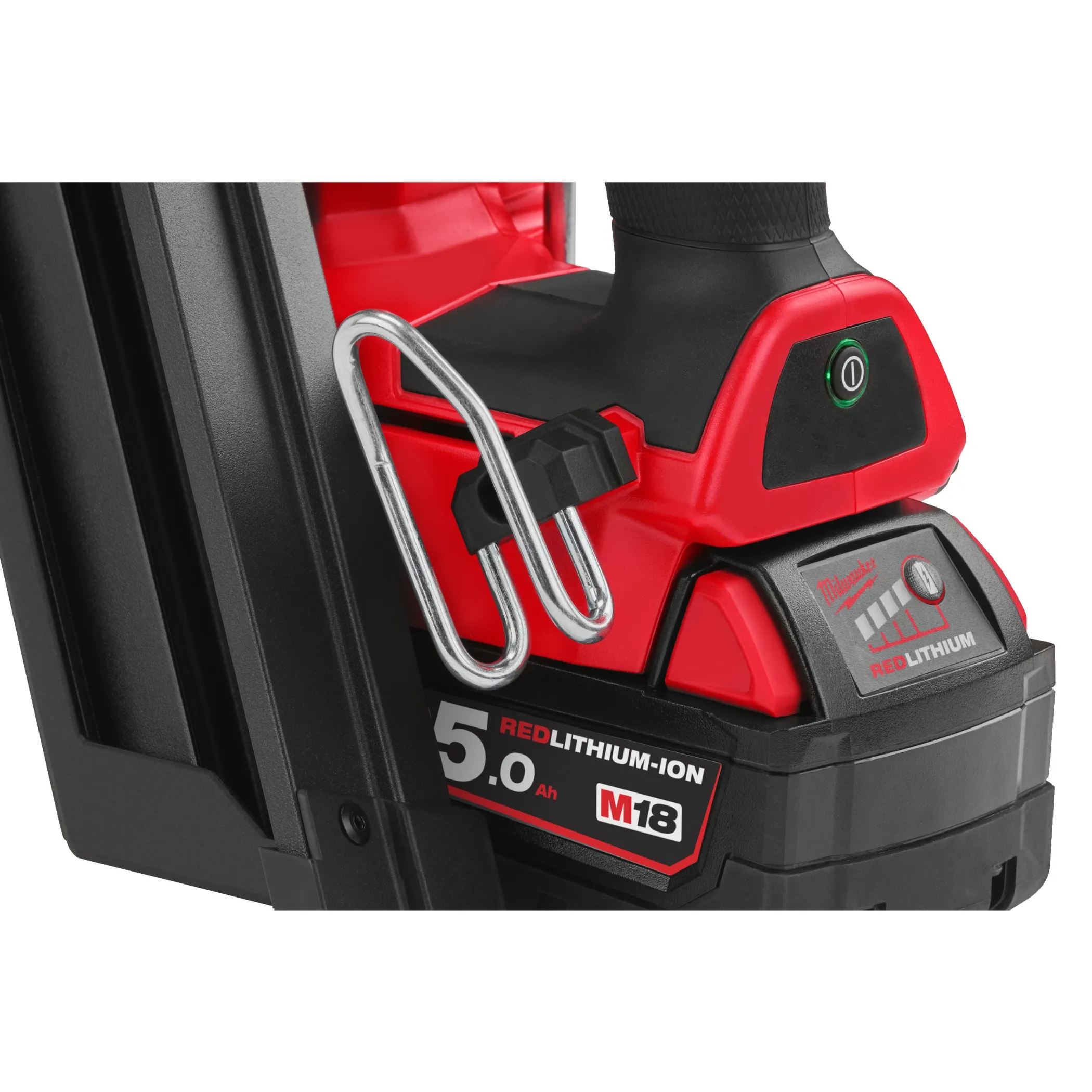 Аккумуляторный гвоздезабиватель(нейлер) с одиночным выстрелом Milwaukee M18 FFNS-502C FUEL  (Арт. 4933478302)