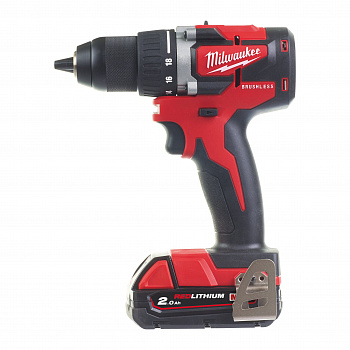 Аккумуляторная безударная дрель-шуруповерт Milwaukee M18 CBLDD-202C  (Арт. 4933464317)