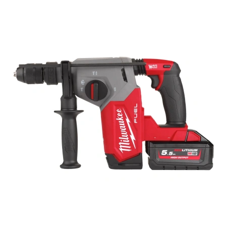 Аккумуляторный 4-х режимный SDS-Plus перфоратор со съемным патроном FIXTEC Milwaukee M18 FHX-552X FUEL (Арт. 4933478889)