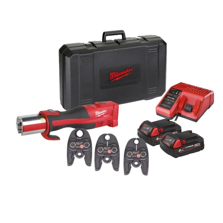 Аккумуляторный компактный бесщеточный инструмент для обжима труб Milwaukee M18 BLHPT-202C U-SET FORCE LOGIC  (Арт. 4933451136)