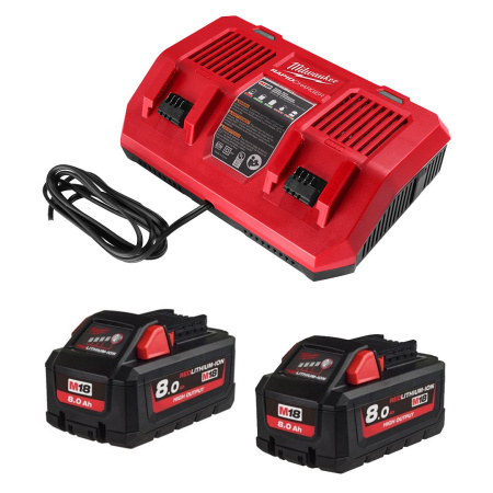Энергокомплект Milwaukee M18 HNRGO4-802 HIGH OUTPUT™ (Арт. 4932492936)