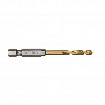 Сверло по металлу с хвостовиком 1/4'' Hex Milwaukee RED HEX HSS-TiN 4 X 71.5 мм (10 шт)  (Арт. 4932478178)