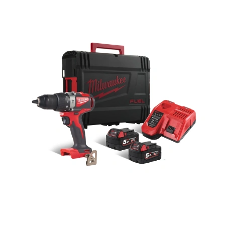 Аккумуляторная ударная дрель-шуруповерт Milwaukee M18 BLPD2-502X  (Арт. 4933464517)
