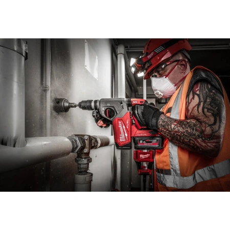 Аккумуляторный 4-х режимный SDS-Plus перфоратор со съемным патроном FIXTEC Milwaukee M18 ONE FHX-552X FUEL ONE-KEY (Арт. 4933478504)