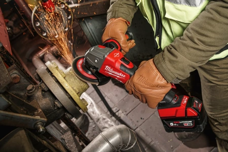 Аккумуляторная углошлифовальная машина (УШМ, Болгарка) Milwaukee M18 FSAGV125 XB-0 FUEL 125мм (Арт. 4933499158)