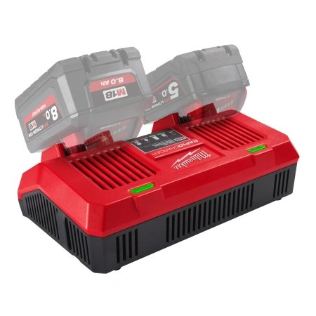 Сверхбыстрое зарядное устройство Milwaukee M18 DFC на 2 порта  (Арт. 4932472073)