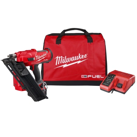 Аккумуляторный гвоздезабиватель(нейлер) с одиночным выстрелом Milwaukee M18 FFNS-502C FUEL  (Арт. 4933478302)