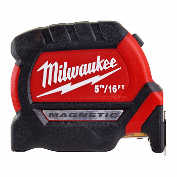 Рулетка магнитная Milwaukee Magnetic GEN III 5м-16фт / ширина 27мм  (замена для 48227216) (Арт. 4932464602)