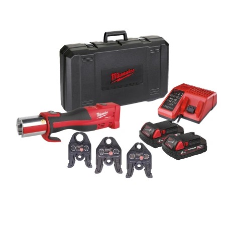 Аккумуляторный компактный бесщеточный инструмент для обжима труб Milwaukee M18 BLHPT-202C TH-SET FORCE LOGIC  (Арт. 4933451135)