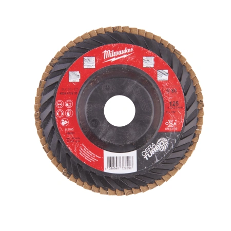 Лепестковый диск Milwaukee CERA TURBO SLC50 / 125 мм / Зерно 80  (Арт. 4932472233)