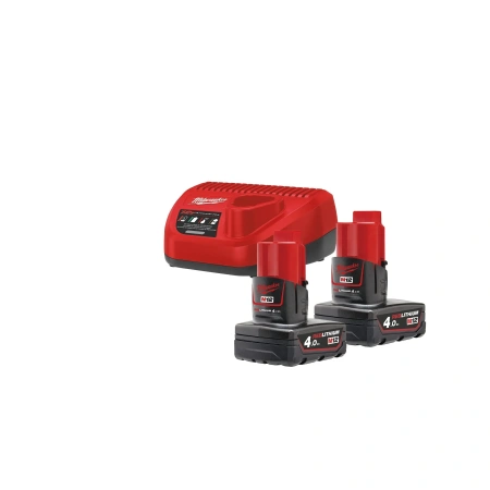 Энергокомплект Milwaukee M12 NRG-402  (Арт. 4933459211)